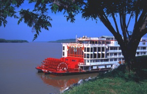 de schoepenwiel rivierboot Mississippi Queen | Natchez MS